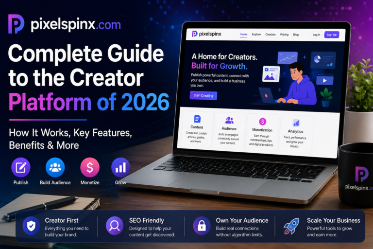 Pixelspinx.com – Complete Guide 2026 – How It Works, Features & Benefits Pixelspinx.com - Complete Guide 2026 – How It Works, Features & Benefits