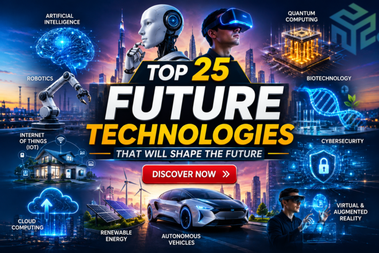 Top 25 Future Technologies That Will Shape the Future Top 25 Future Technologies That Will Shape the Future